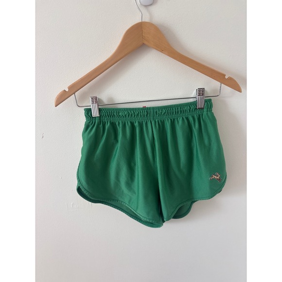 Tracksmith Other - Tracksmith Mens Van Cortlandt Mesh Running Shorts Green Small Gold Hare Logo